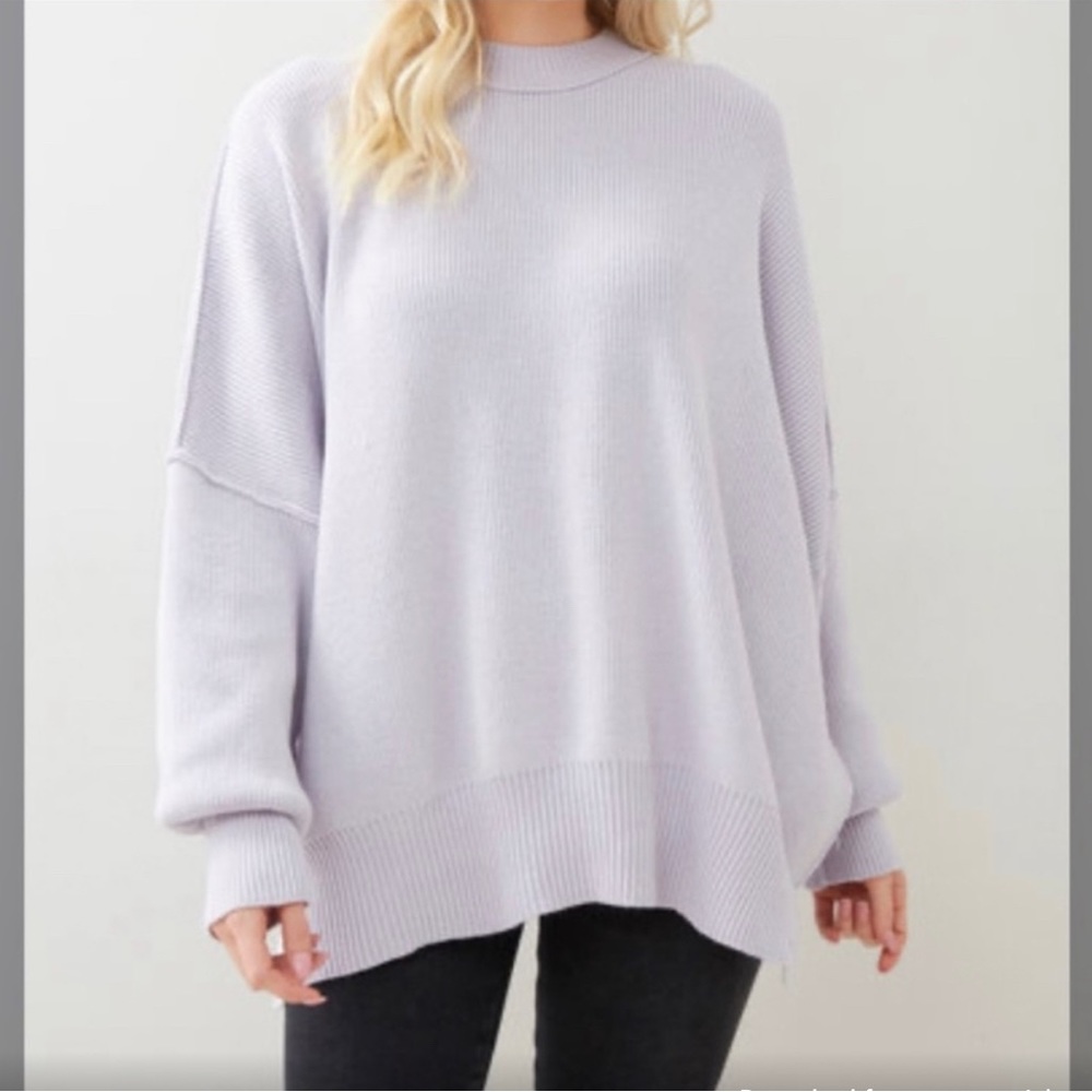 Free People Easy Street Tunic in lilac